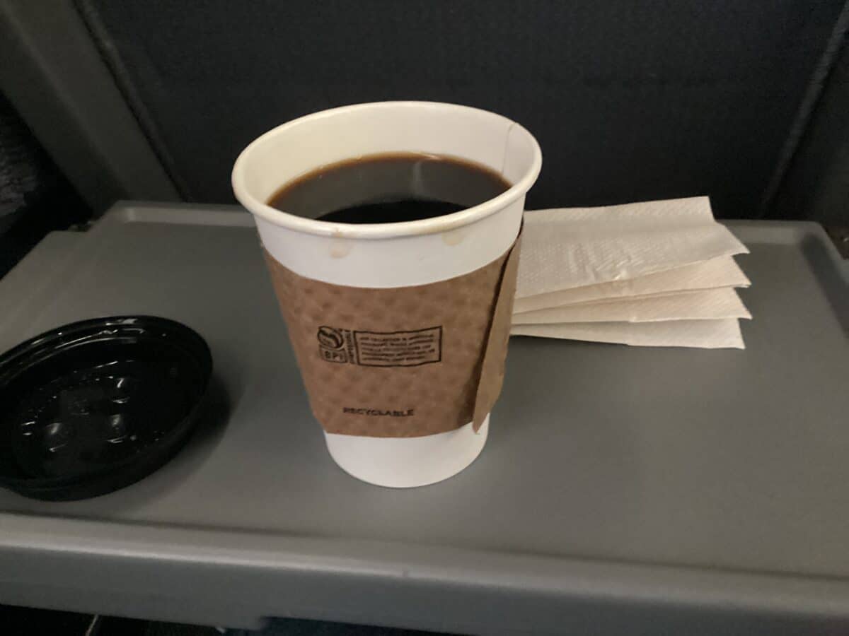 Amtrak coffee